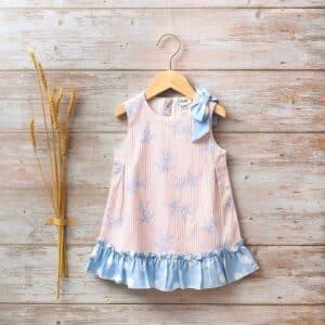 CAMISETA NIÑA CRUDO CUELLO VOLANTE . Dadati - Moda infantil