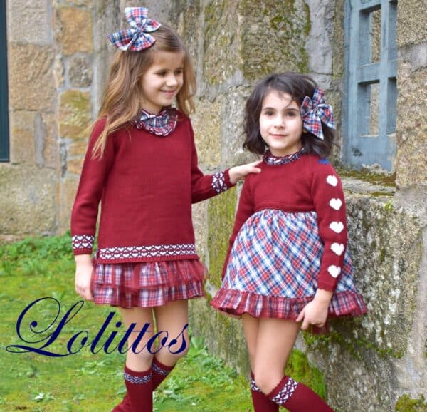 Lolittos, Jersey Corto niña Colección Vintage